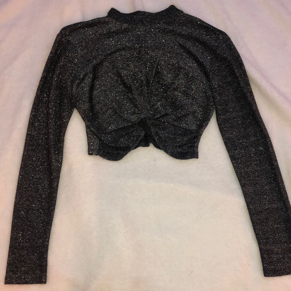 turtle neck crop top